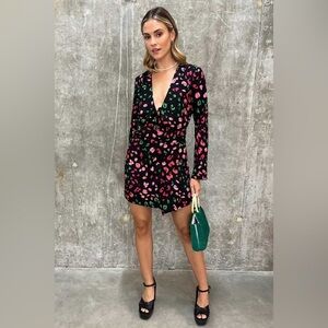 Never Fully Dressed Animal Verity Wrap Top & mini Jaspre Skirt, BNWT, size 8/S